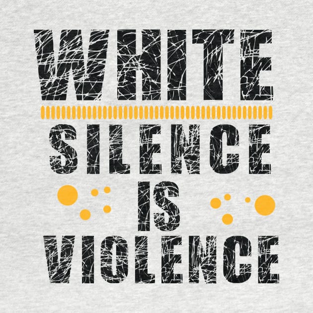 White Silence is Violence by L  B  S  T store